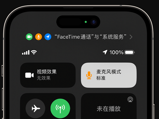 新北苹果授权维修网点分享iPhone在通话时让你的声音更清晰 