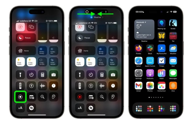 新北苹果手机维修分享iPhone14录屏如何隐藏灵动岛和红色指示器 