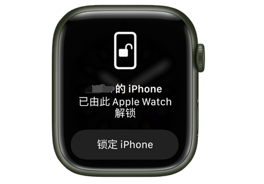 新北苹果手机维修分享用 AppleWatch 解锁配备面容 ID 的 iPhone方法 