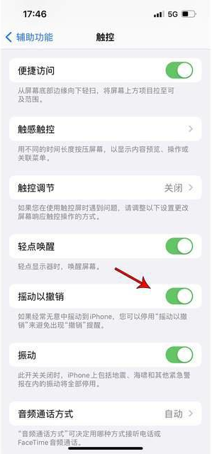 新北苹果手机维修分享iPhone手机如何设置摇一摇删除文字 