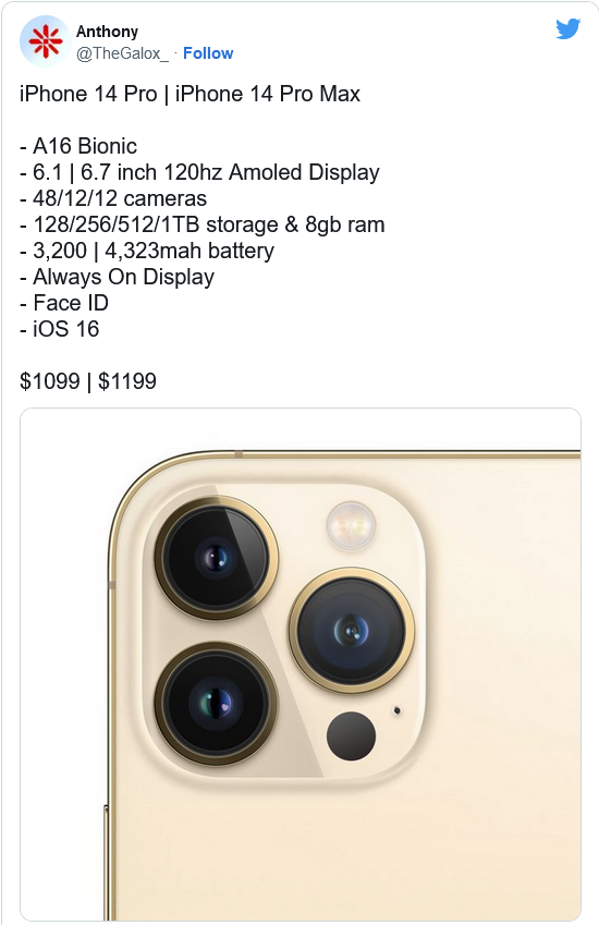 新北苹果14维修分享iPhone 14全系涨价 