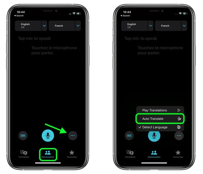 新北苹果手机维修分享iOS 15 “翻译” App 新改进 