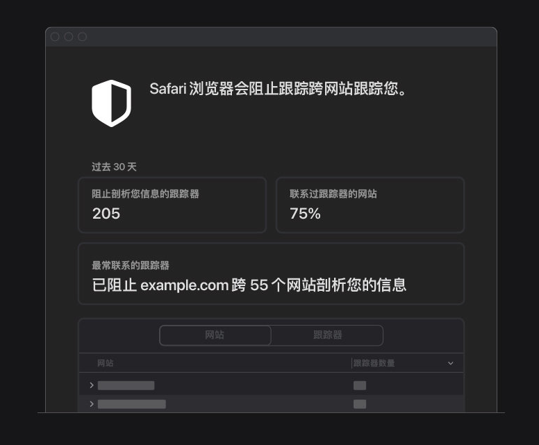 新北苹果手机维修分享如何在 Safari 浏览器中查看和打开隐私报告 